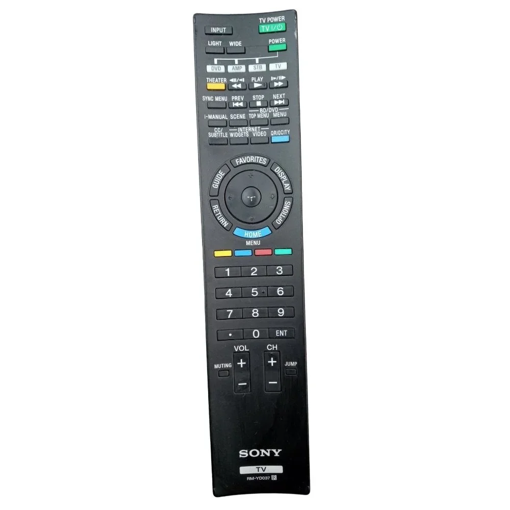 Sony TV Authentic Brand Remote Control RM-YD037 Bravia LED Tested Works OEM